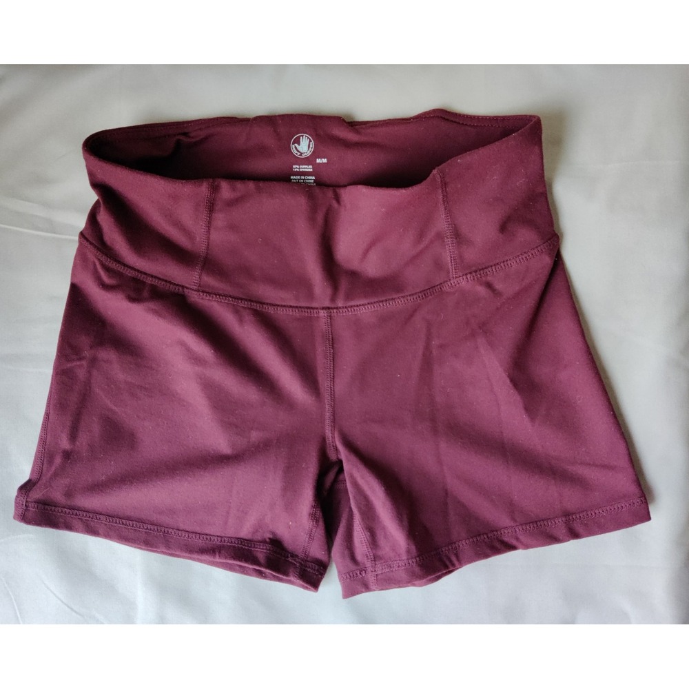 Breathe by Body Glove Athletic Shorts Burgundy Size Medium